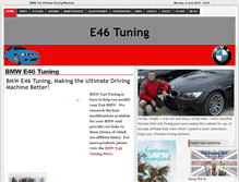 Tablet Screenshot of e46tuning.com